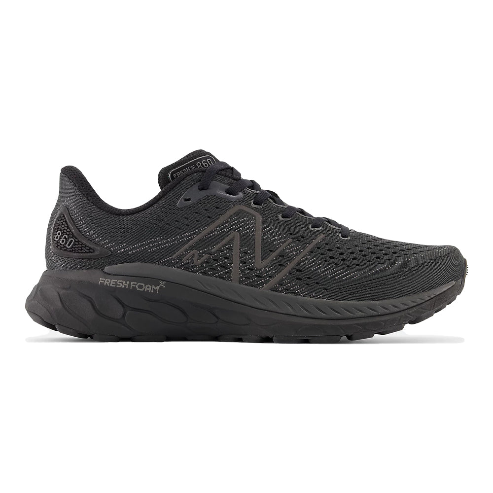Men's New Balance Fresh Foam X 860v13, Black, 12.5 4E Extra Wide