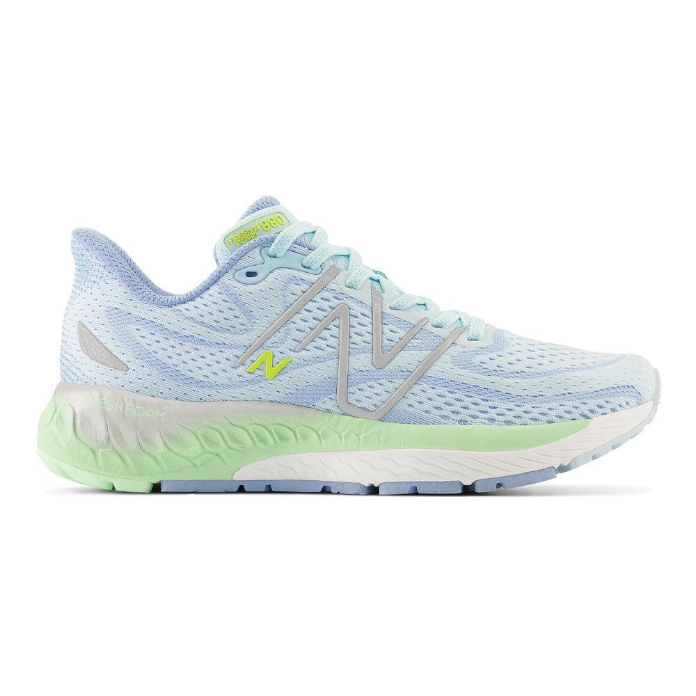 Women's New Balance Fresh Foam X 880v13, Blue/Green Aura, 10.5 B Medium