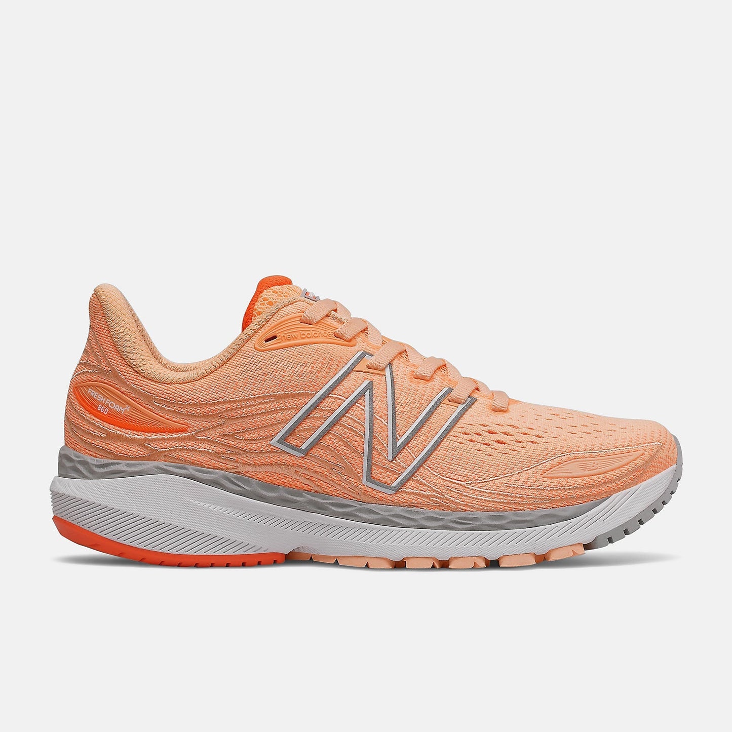 Women's New Balance Fresh Foam X 860v12, Light Mango, 10 B Medium