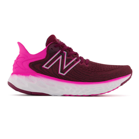 Women's New Balance Fresh Foam 1080 v11, Garnet/Pink Glo, 10 B Medium