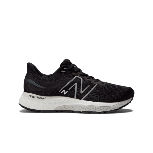 Men's New Balance Fresh Foam X 880v12, Black/Light Aluminum, 13 D Medium