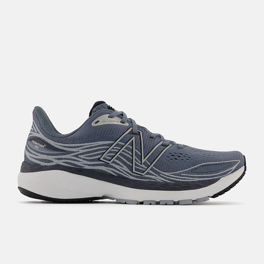 Men's New Balance Fresh Foam X 860v12, Ocean grey/Light Slate and Black, 13 D Medium