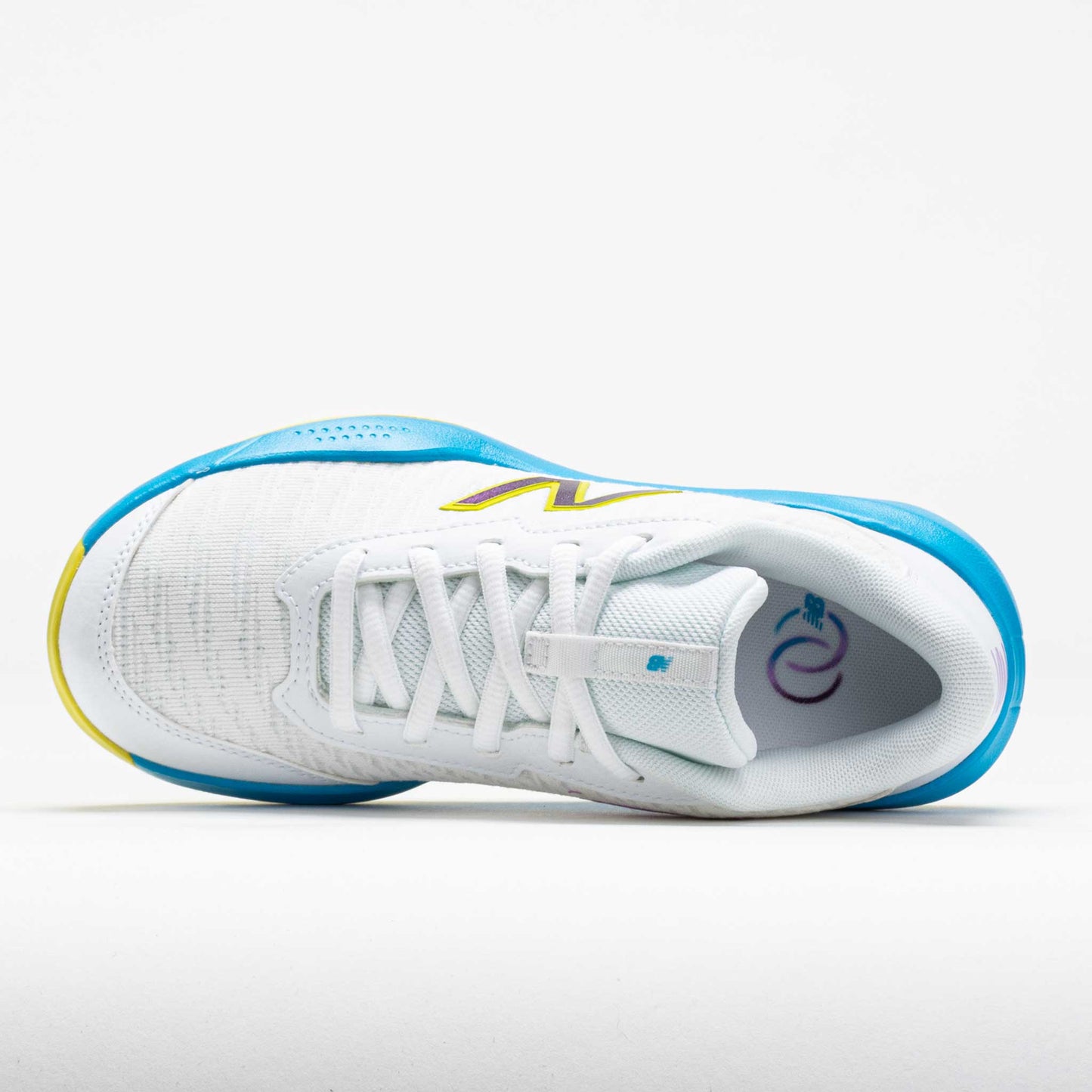 New Balance 996v5 Junior  White/Spice Blue